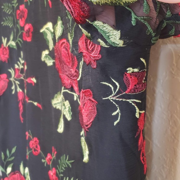 Show Me Your MuMu Black Floral Mini Dress - Picture 5 of 8